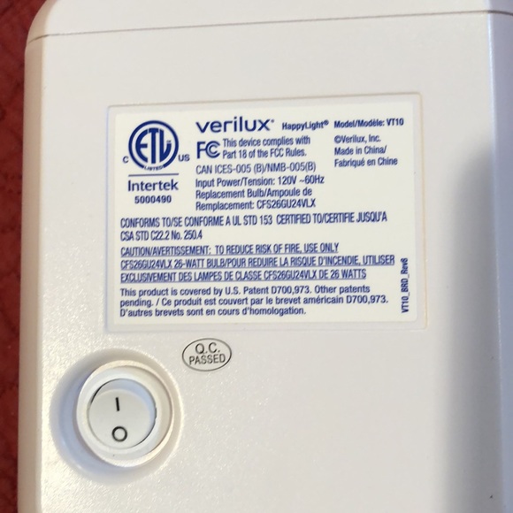 Verilux “Happy” Therapeutic Light, NWOB - Picture 2 of 2